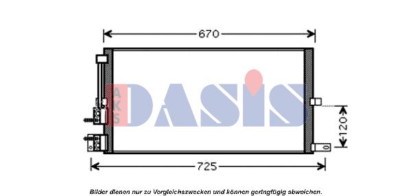 AKS DASIS Kondensators, Gaisa kond. sistēma 372013N